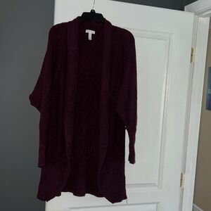 Leith Burgundy cardigan
